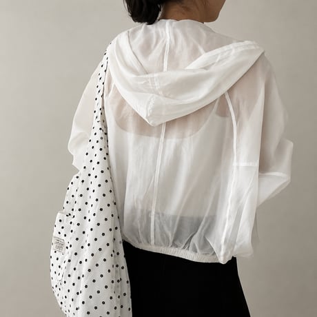 《予約販売》Sheer Hooded Jacket