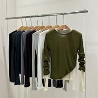 《予約販売》Tencel Wool Ribbed Tee
