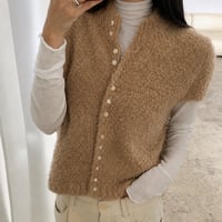 《予約販売》Berry Wool Short Sleeve Knit