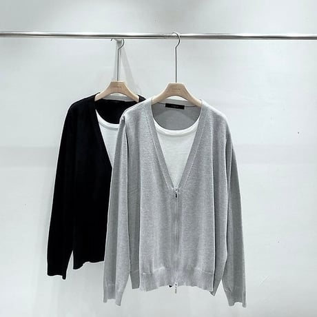 《予約販売》STUNNING Double Zip Knit