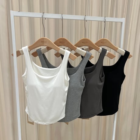 《予約販売》Square Neck Tank Top