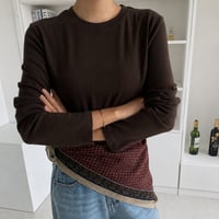 《予約販売》Basic Round Neck Tee