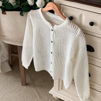 《予約販売》Open-Knit Cardigan