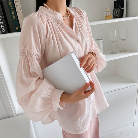 《即日発送📦》再入荷🍀 Silk Balloon Blouse