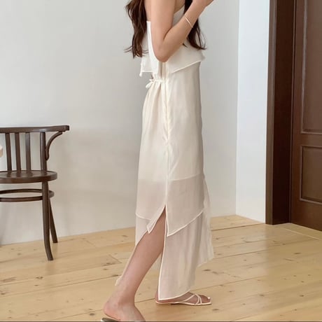《即日発送📦》Sheer Tie Dress