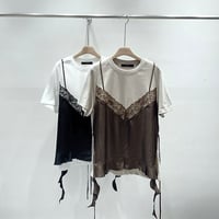 《予約販売》STUNNING Lace Cami Layered T-Shirt