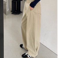 《予約販売》Snap Straight Pants