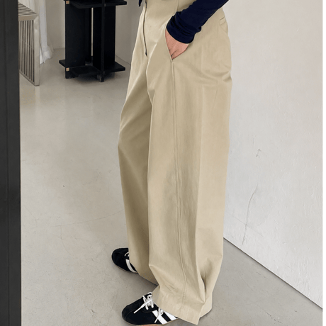 《予約販売》Snap Straight Pants