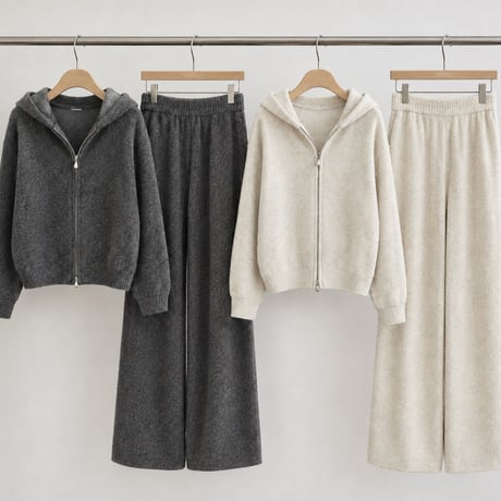 《予約販売》Penny Wool Hooded Set-Up