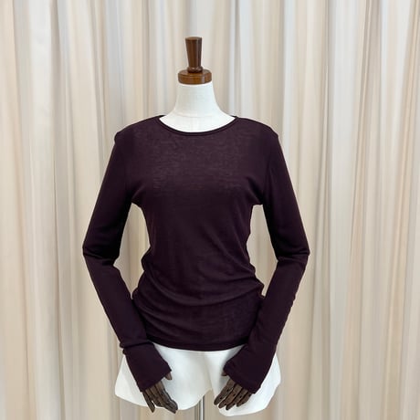 《予約販売》Tencel Wool Ribbed Tee