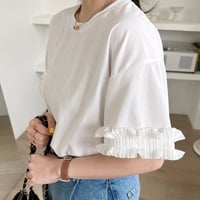 《即日発送📦》残りわずか💦Ruffle sleeve T-shirt