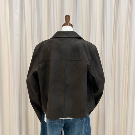 《予約販売》STUNNING Suede Cropped Jacket