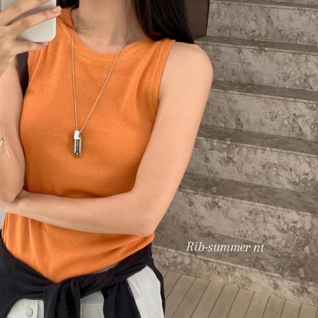 《即日発送📦》Summer Rib Knit Tank Top