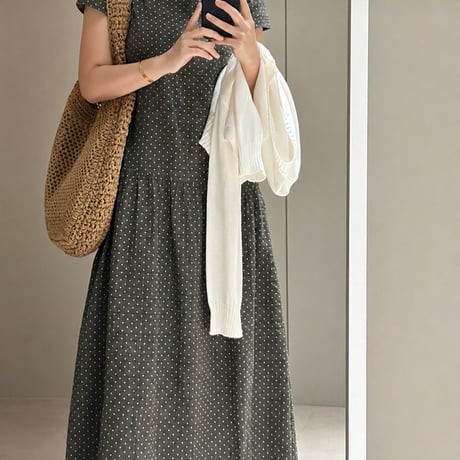 《予約販売》Polka Dot Dress