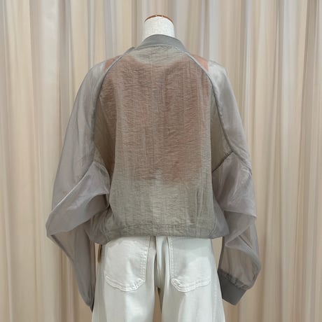 《予約販売》Sheer Bomber Jacket