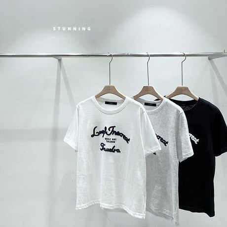 《予約販売》STUNNING Embroidered T-Shirt