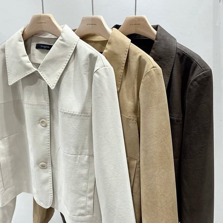 《予約販売》STUNNING Suede Cropped Jacket