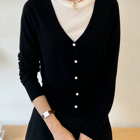 《予約販売》Merino Colorblock Cardigan