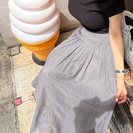 《即日発送📦》Flowy Linen Skirt