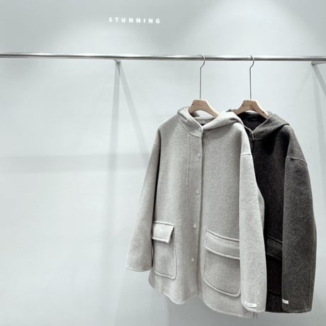 《予約販売》再入荷✨STUNNING Handmade Hooded Coat