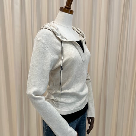《予約販売》Color Block Hooded Knit