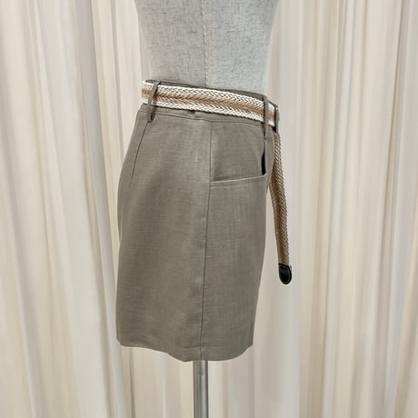 《予約販売》Linen Belted Shorts