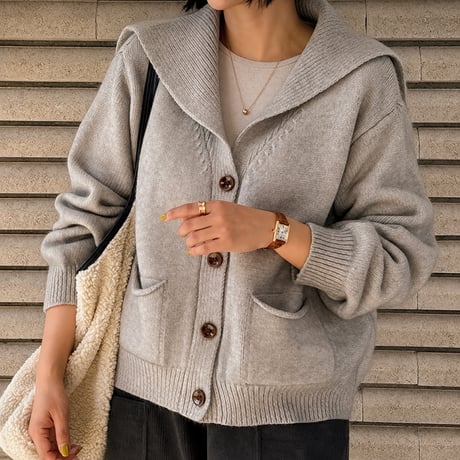 《予約販売》再入荷🎀Over Collar Cardigan