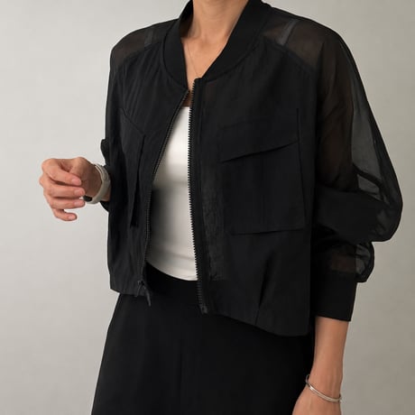 《即日発送📦》Sheer Bomber Jacket