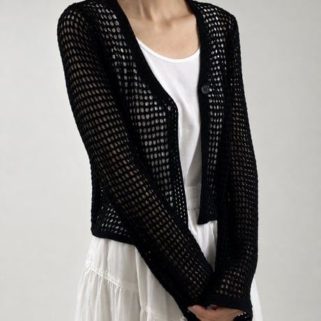 《予約販売》Mesh Knit Cardigan