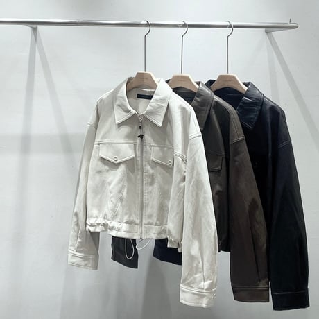 《予約販売》STUNNING Pattern Leather Jacket