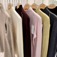 《予約販売》Rib Wool Turtleneck
