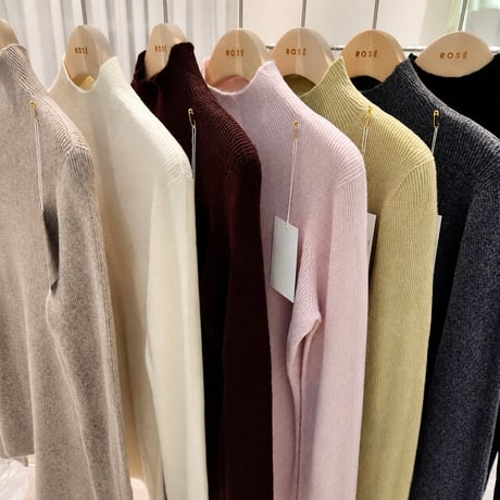 《予約販売》Rib Wool Turtleneck