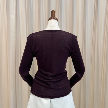 《予約販売》Tencel Wool Ribbed Tee