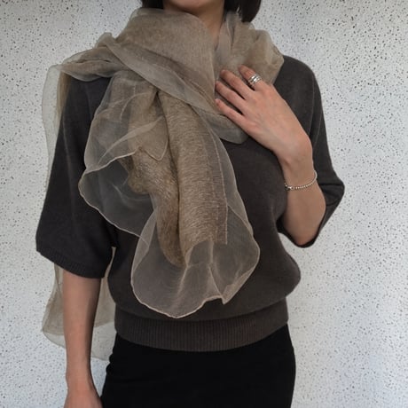 《予約販売》Wool Silk Long Scarf