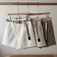 《予約販売》Linen Belted Shorts