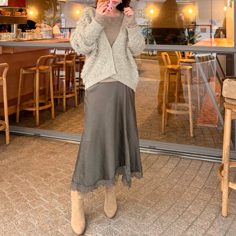 《予約販売》Lace Hem Skirt
