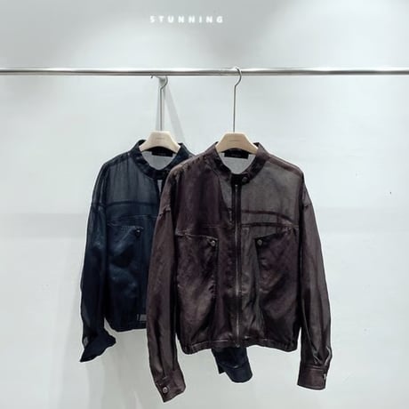 《予約販売》STUNNING Sheer Blouson Jacket
