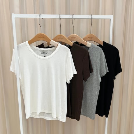 《即日発送📦》再入荷❣️Eco Uneck TｰShirt