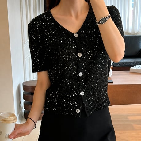 《即日発送📦》Summer Sequin Cardigan