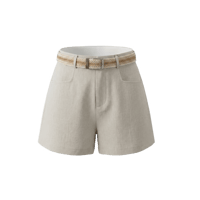《予約販売》Linen Belted Shorts