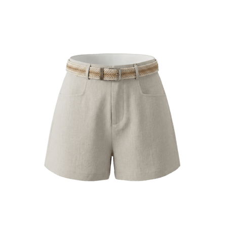 《予約販売》Linen Belted Shorts