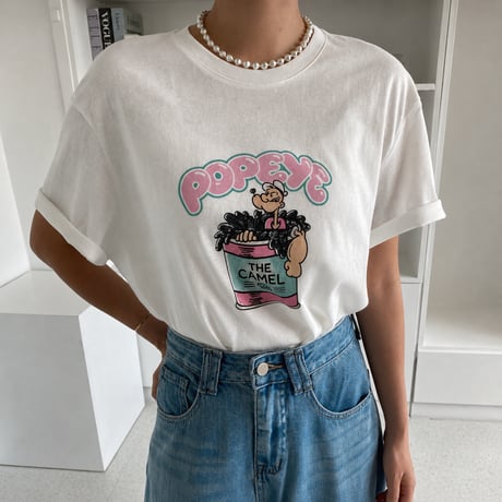 《即日発送📦》Popeye Color TｰShirt