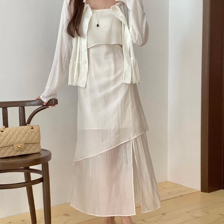 《即日発送📦》Sheer Tie Dress