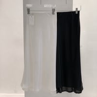 《予約販売》Satin Sheer-Layer Skirt