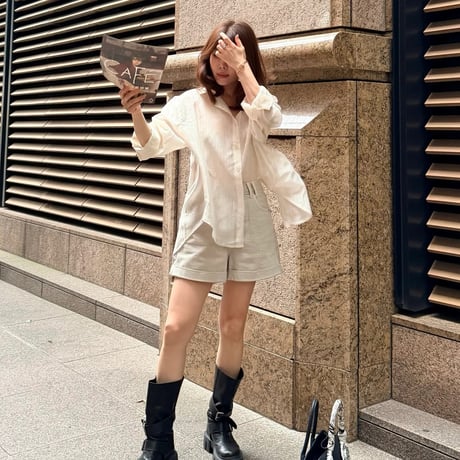 《即日発送📦》Rivet Cuffed Shorts