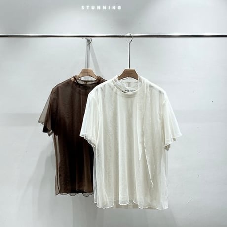 《予約販売》STUNNING Sheer Layered T-Shirt