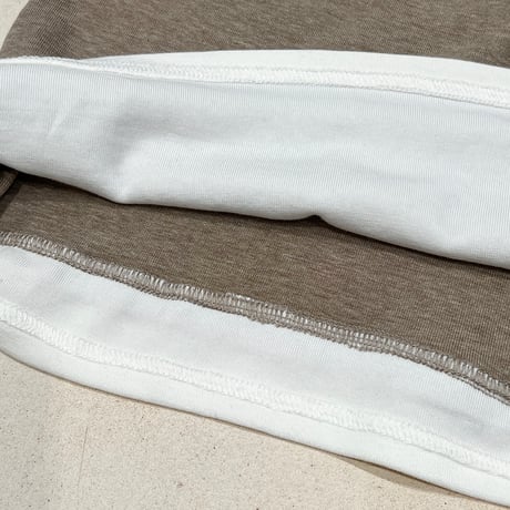 《予約販売》Twist Neck Double T-Shirt