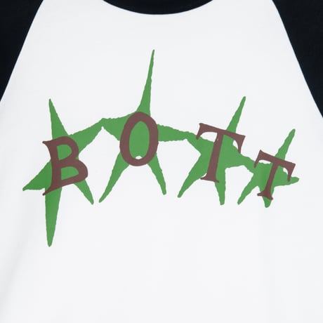 BoTT STARS RAGLAN L/S TEE WHITE