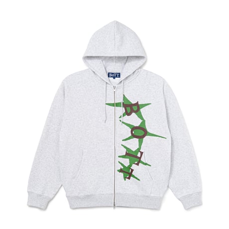BOTT STARS ZIP HOODIE ASH