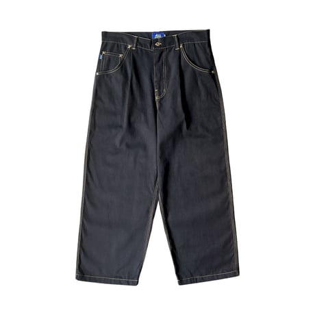 RERUN PLEATED EVERYDAY PANTS BLACK